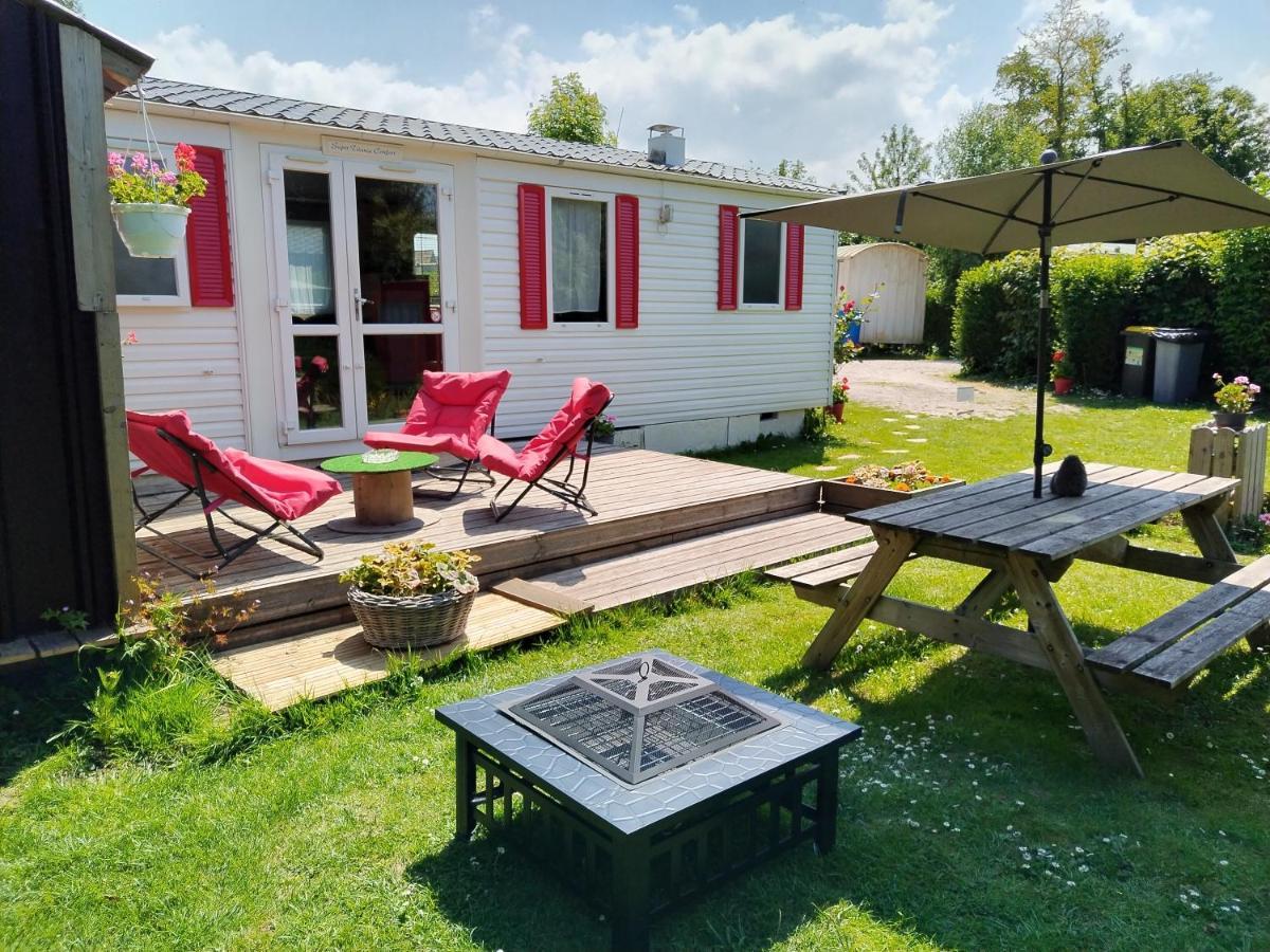 Mobil-Home Coin De Paradis En Cote D'Opale Sur Terrain Prive Et Sa Caravane Hermelinghen Экстерьер фото